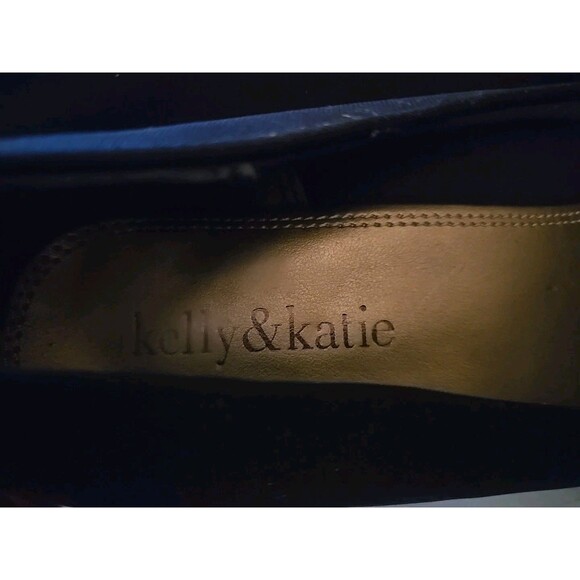 Women’s Pair Of Kelly & Katie Black Pumps Size 8 1.5" Heel Blue, High Heels Shoe - Picture 7 of 9